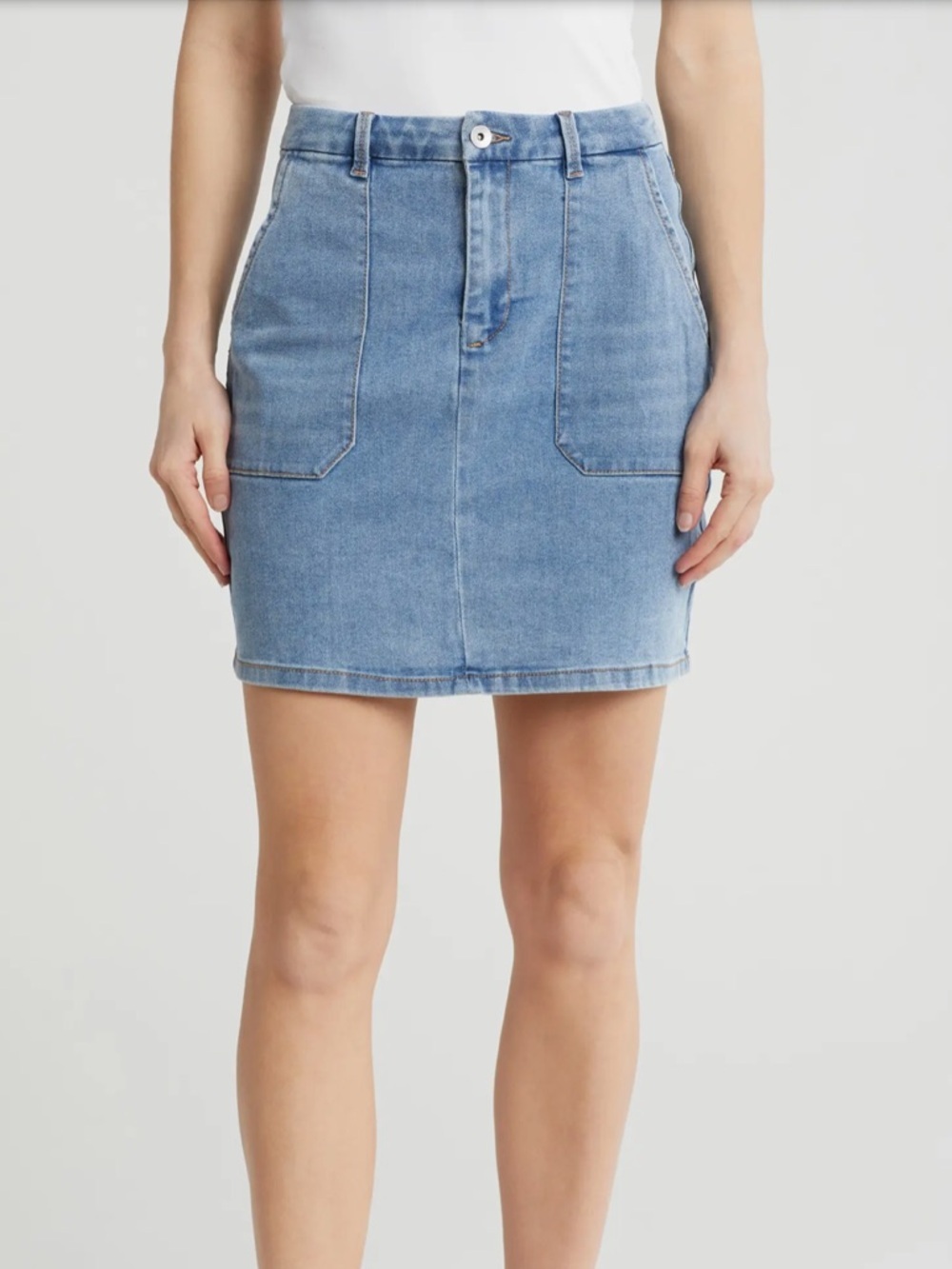 Sanctuary Gold Coast Denim Skirt NWT Size 30